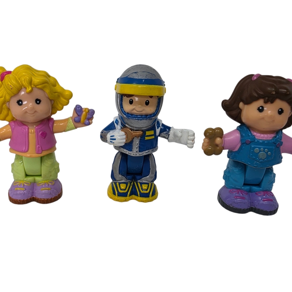 Fisher Price Little People Bodies Twist Lot of 3